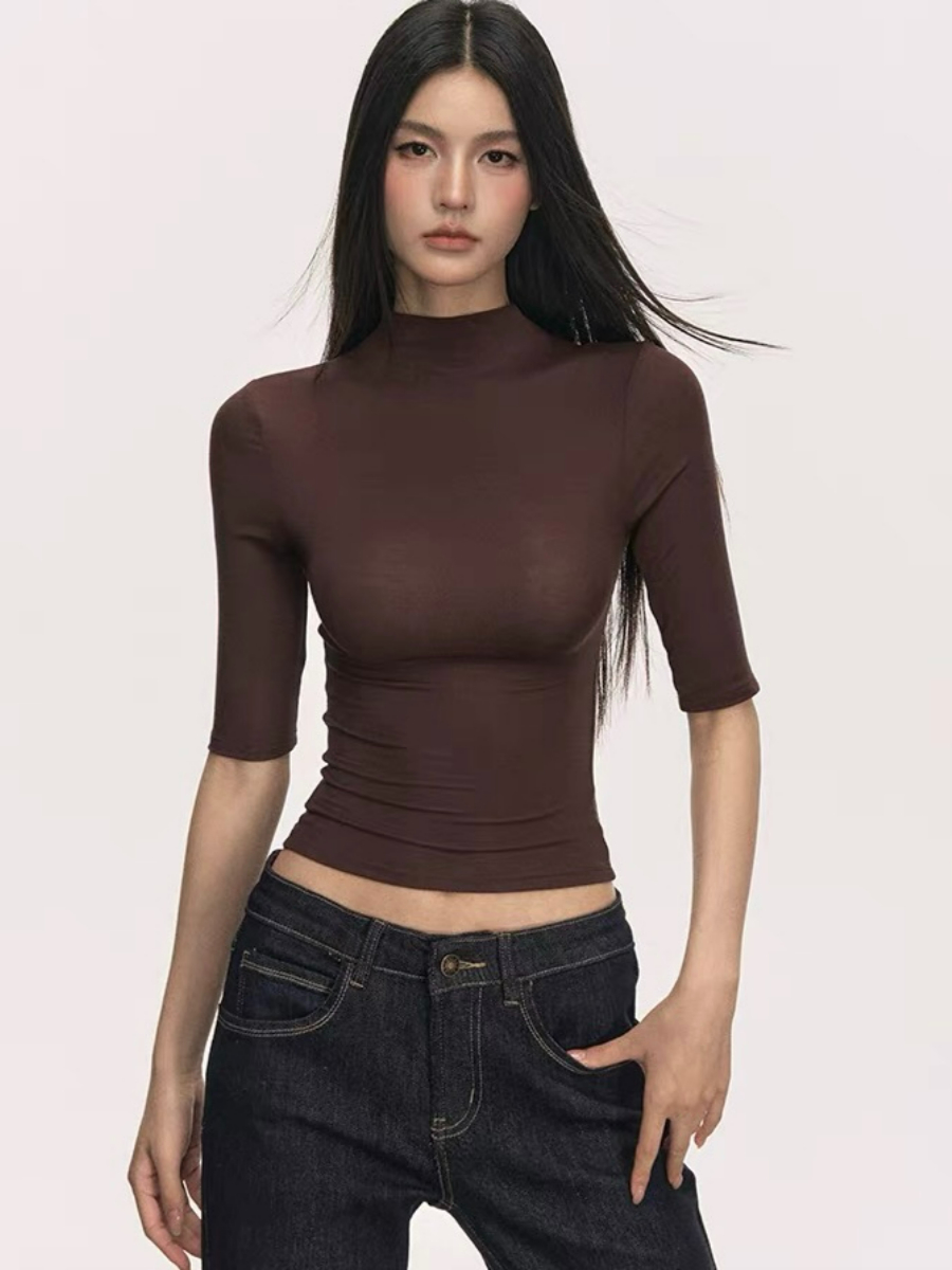 Dede Mid Neck Top