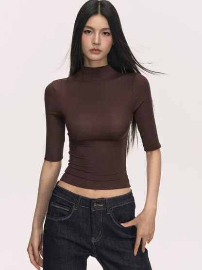 Dede Mid Neck Top