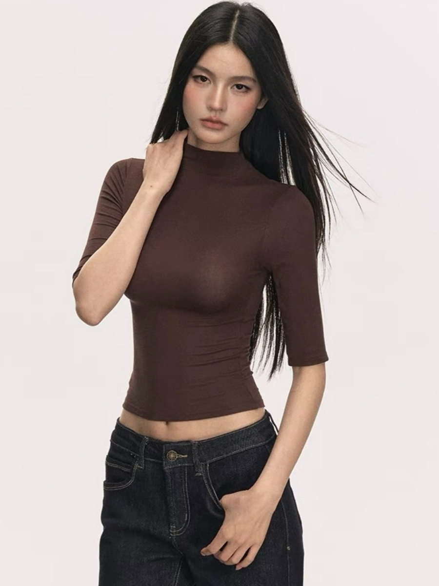 Dede Mid Neck Top
