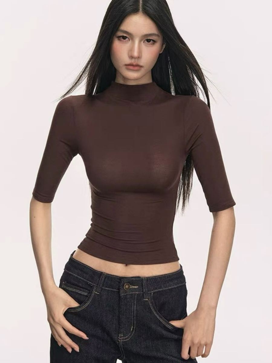Dede Mid Neck Top