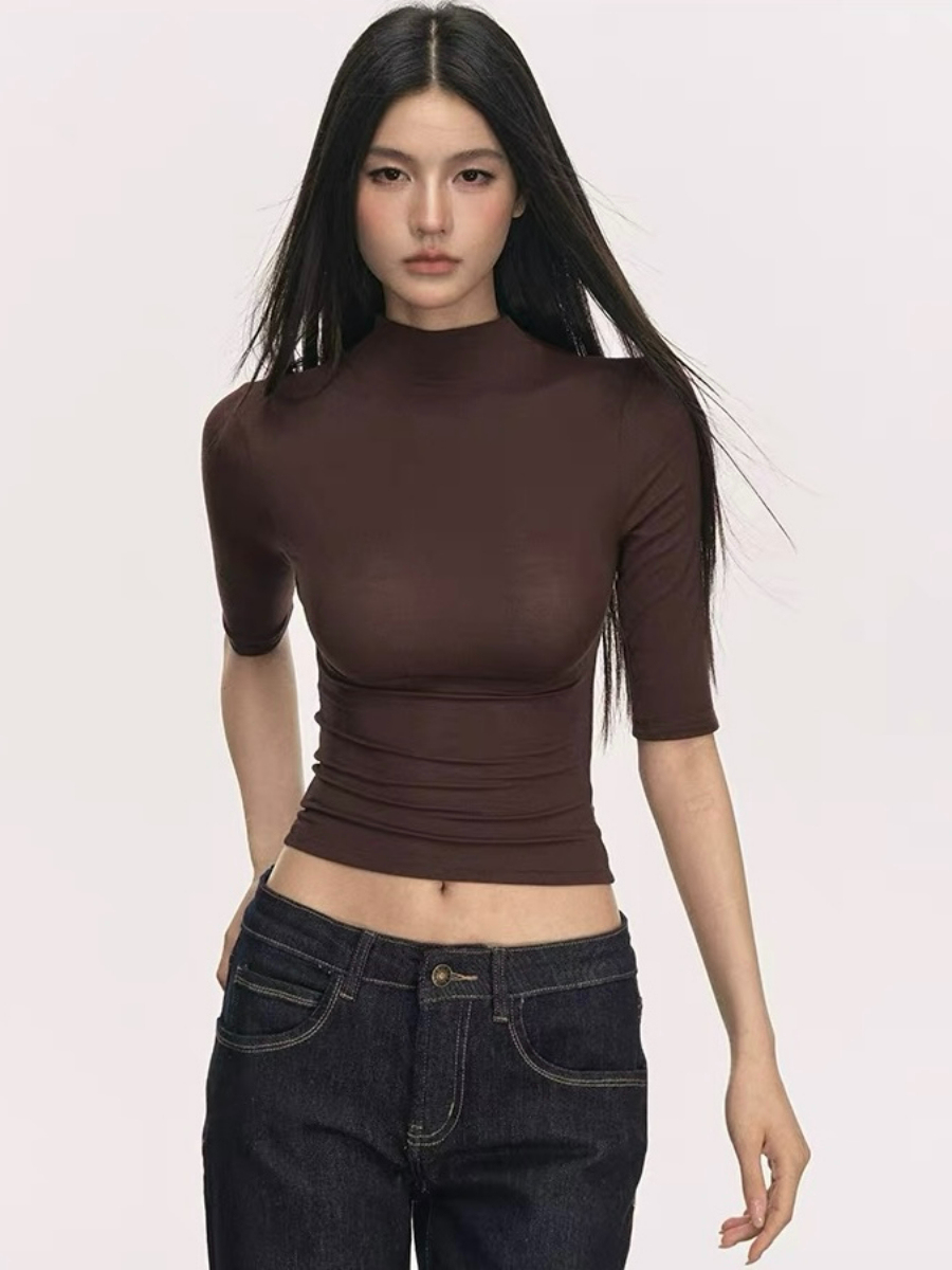 Dede Mid Neck Top