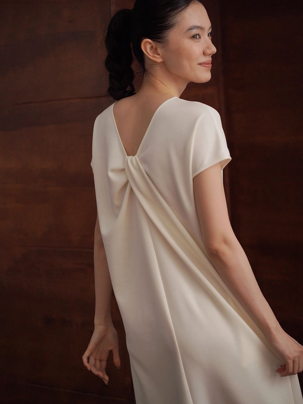 Rebecca Twist Front Dress