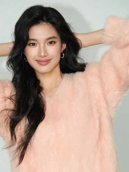 Blossom Furry Sweater-The Black Bow-