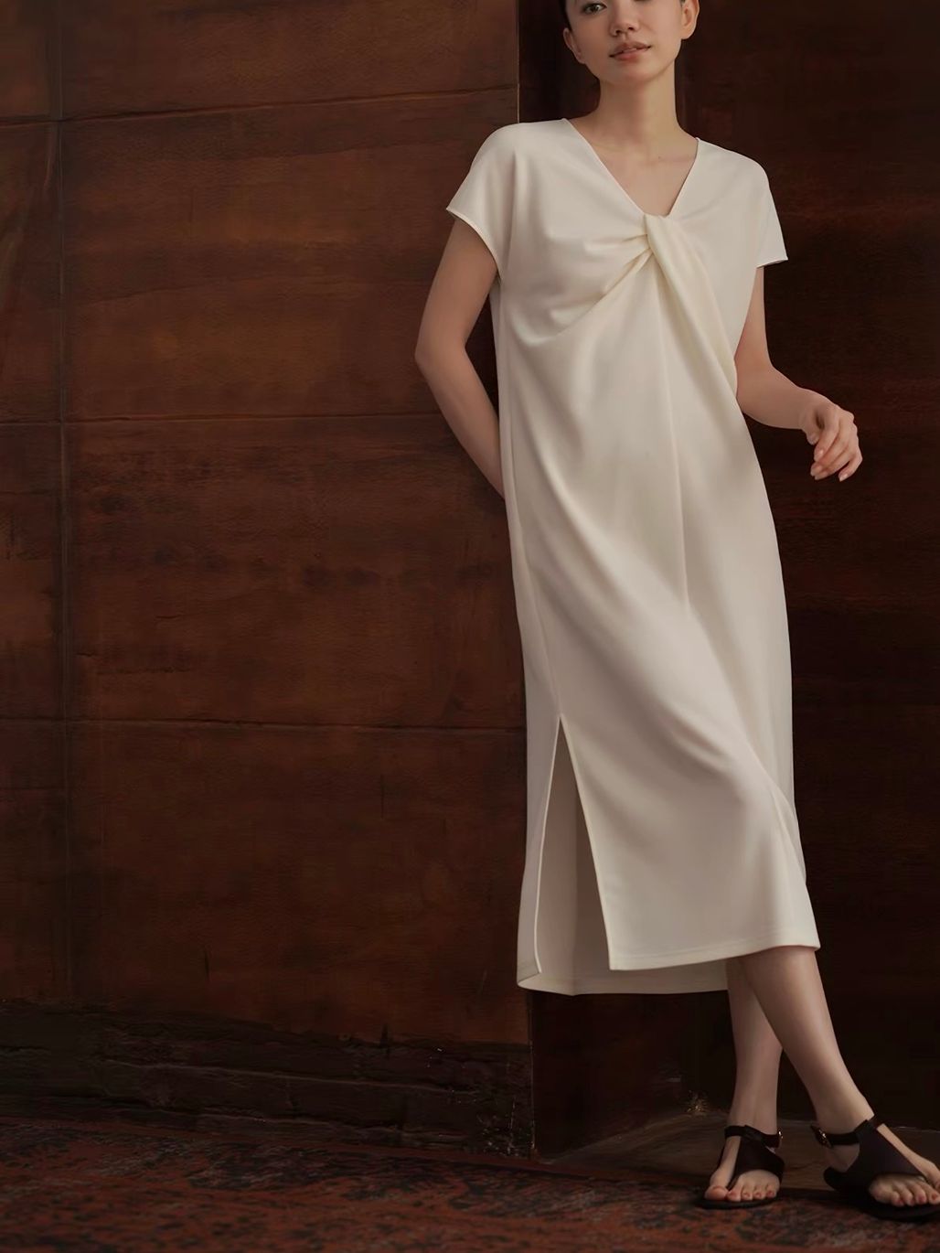 Rebecca Twist Front Dress
