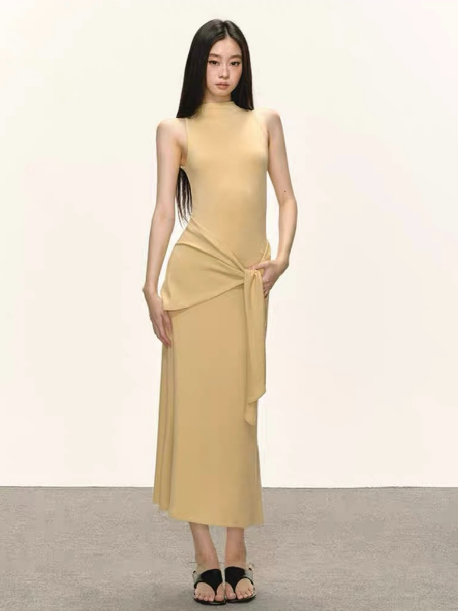 Devynn Waist Tie Bodycon Dress