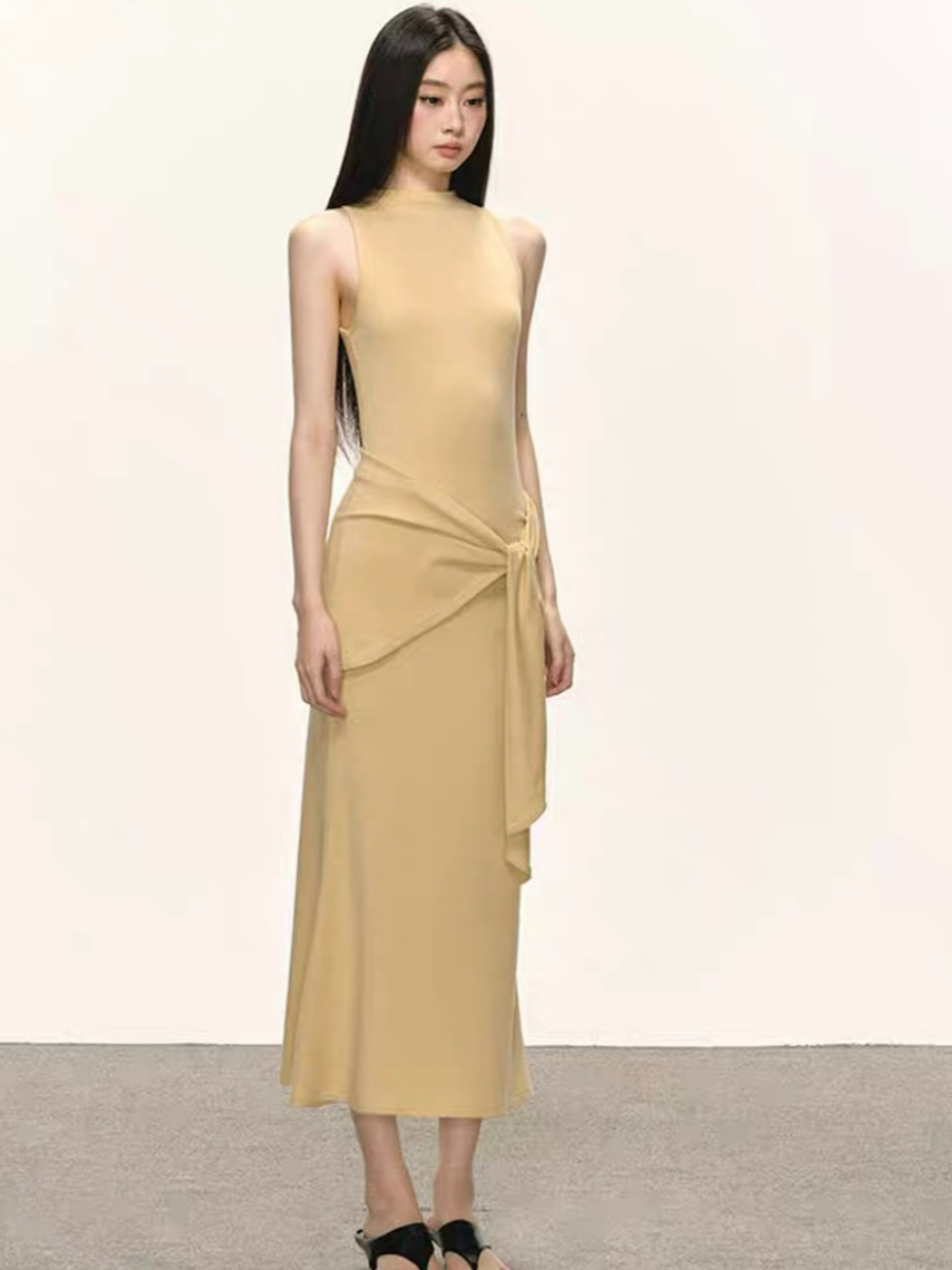 Devynn Waist Tie Bodycon Dress