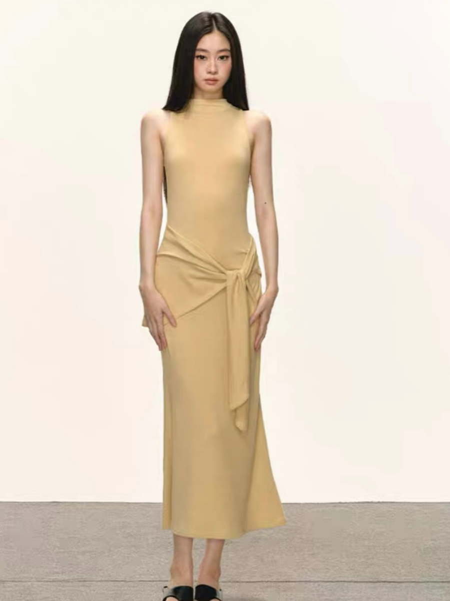 Devynn Waist Tie Bodycon Dress