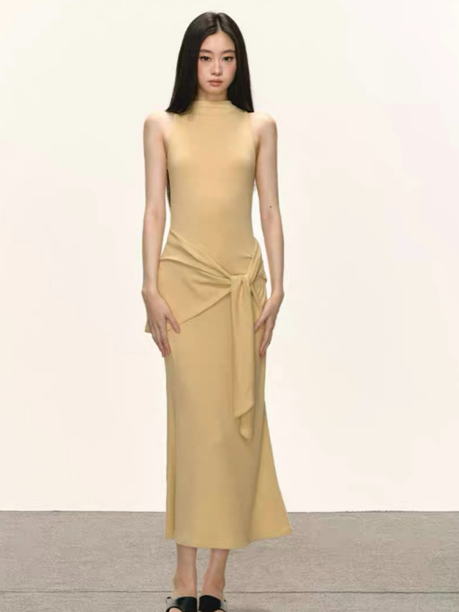 Devynn Waist Tie Bodycon Dress