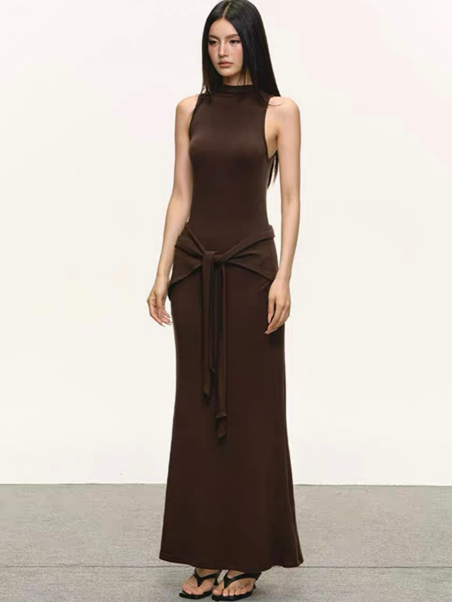 Devynn Waist Tie Bodycon Dress