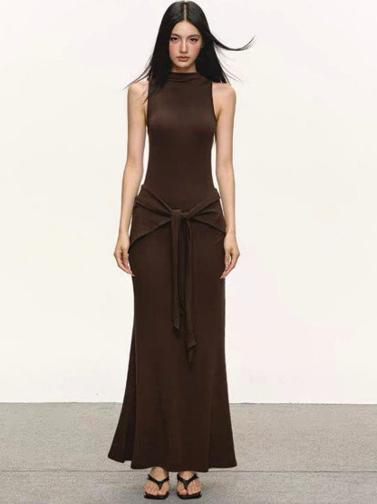 Devynn Waist Tie Bodycon Dress