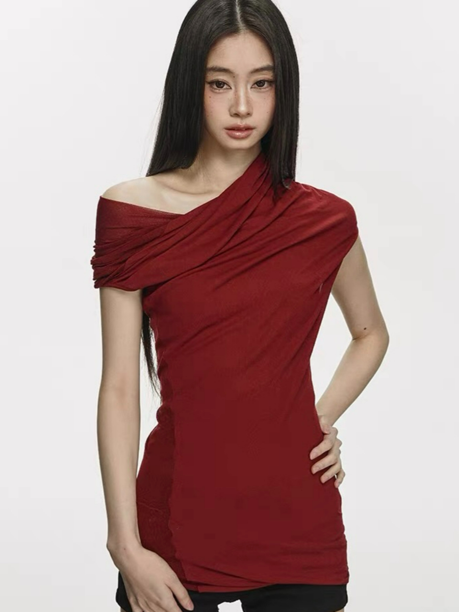 Denisa One Shoulder Top