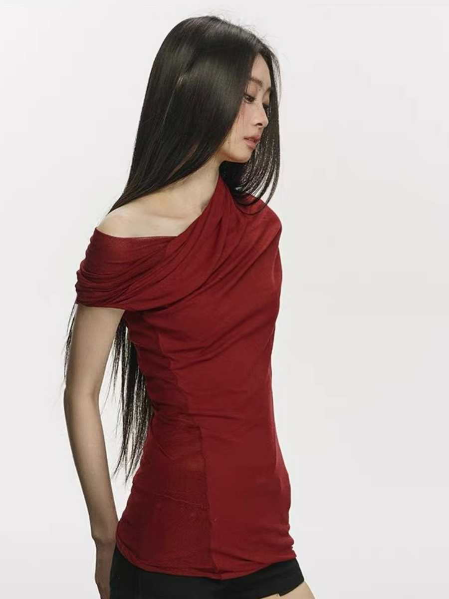 Denisa One Shoulder Top