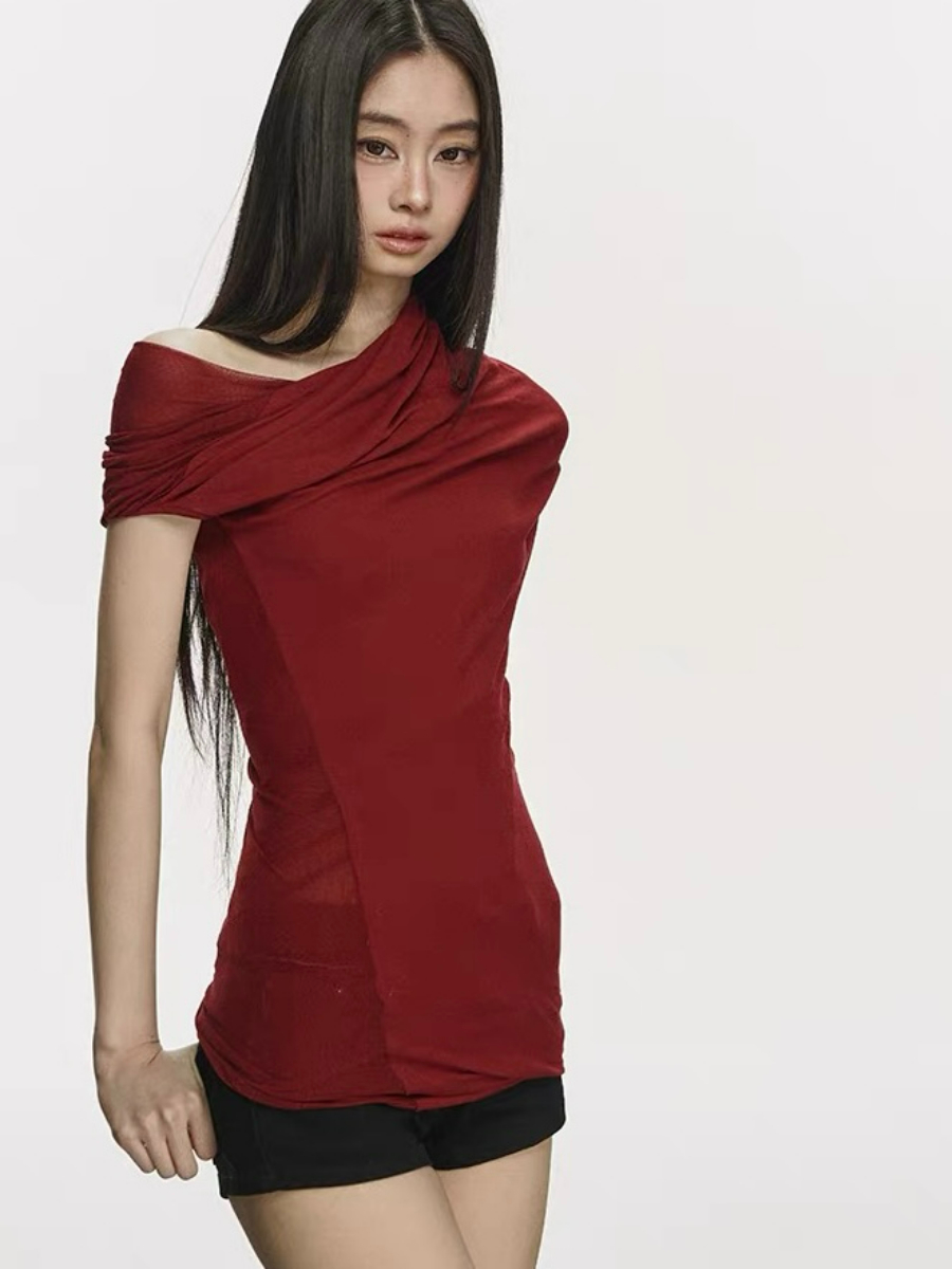Denisa One Shoulder Top