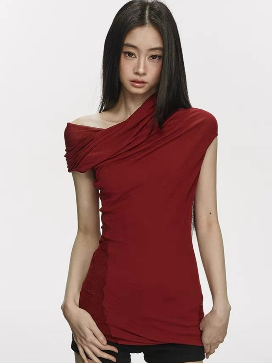 Denisa One Shoulder Top