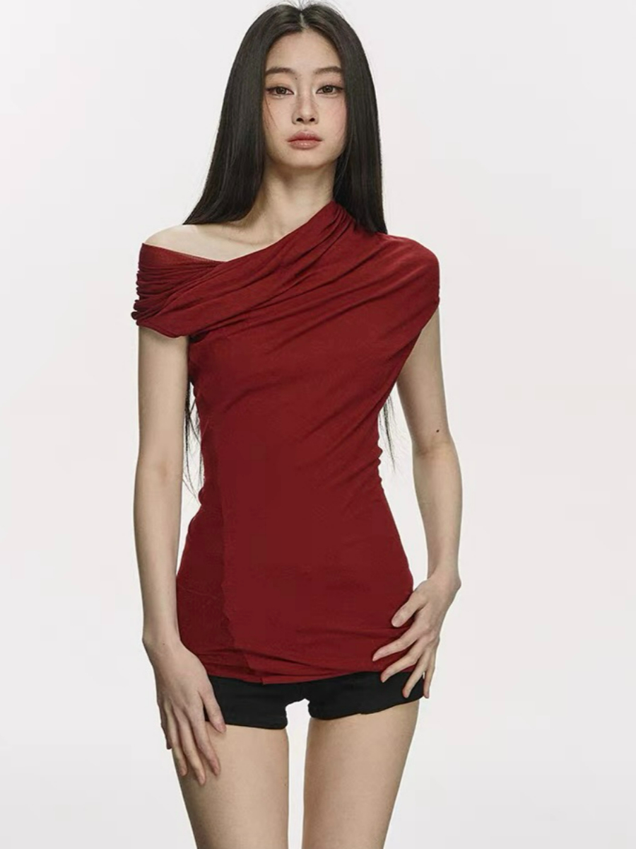 Denisa One Shoulder Top