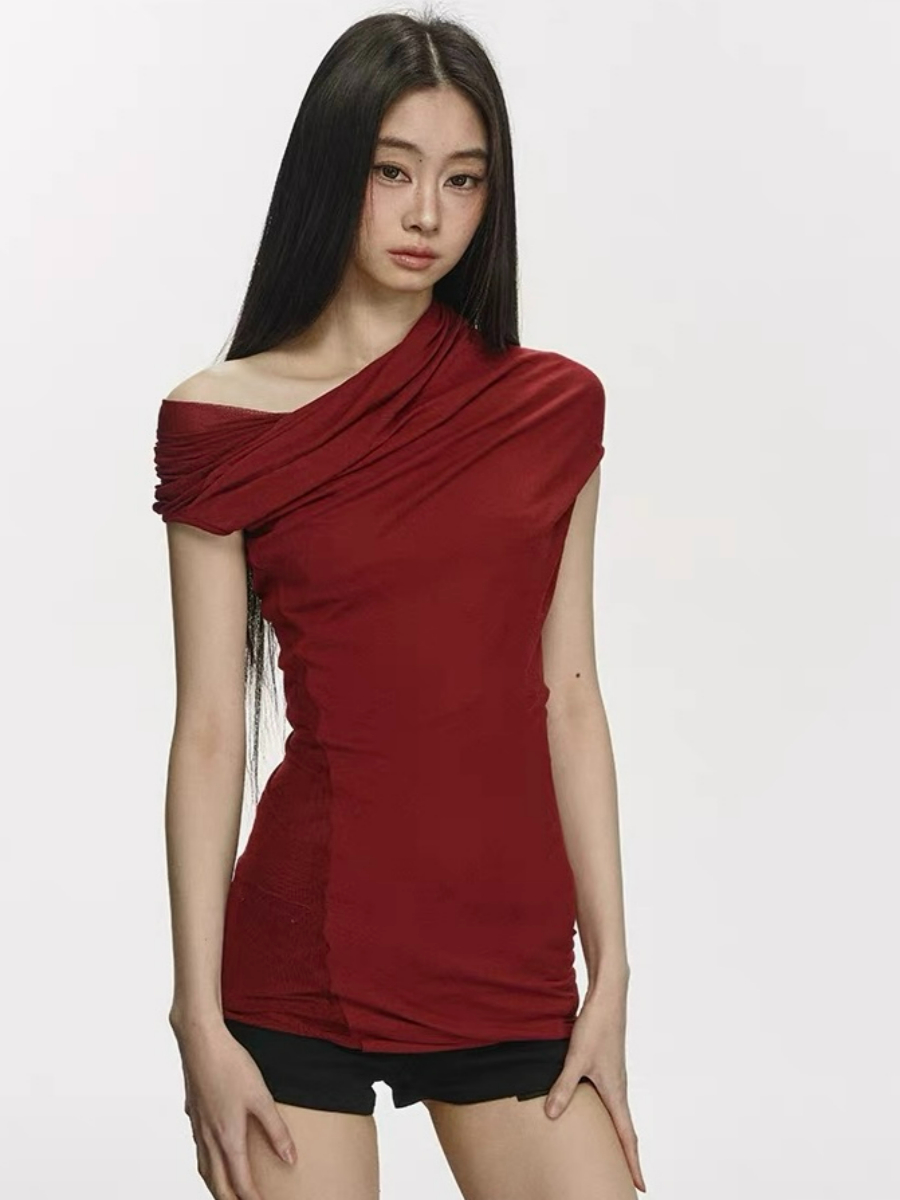 Denisa One Shoulder Top