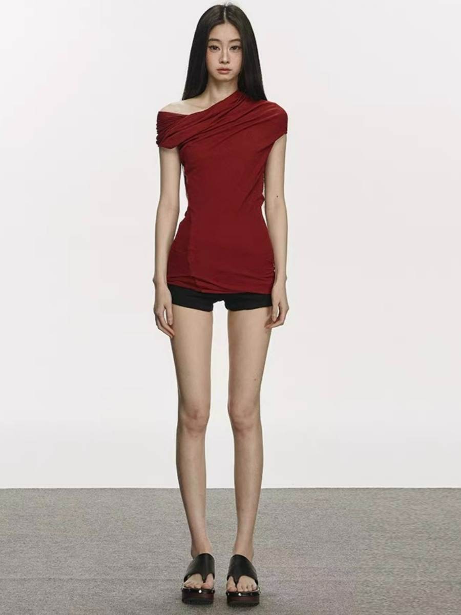 Denisa One Shoulder Top