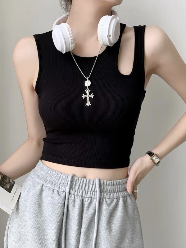 Udelia Asymmetric Padded Top