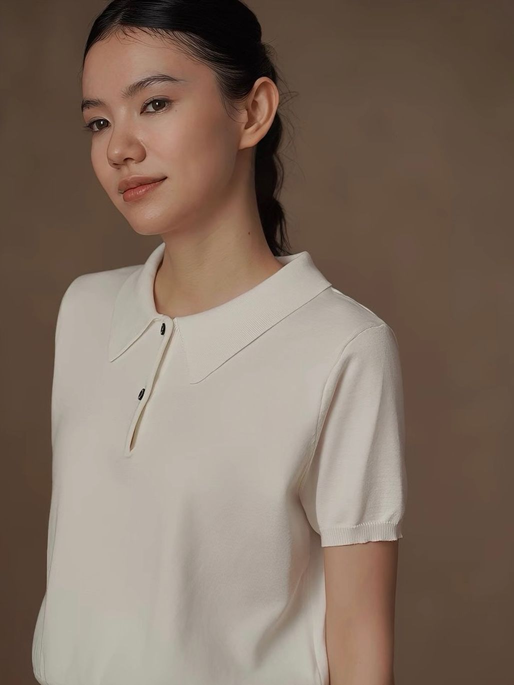 Richard Minimal Polo Knit Top