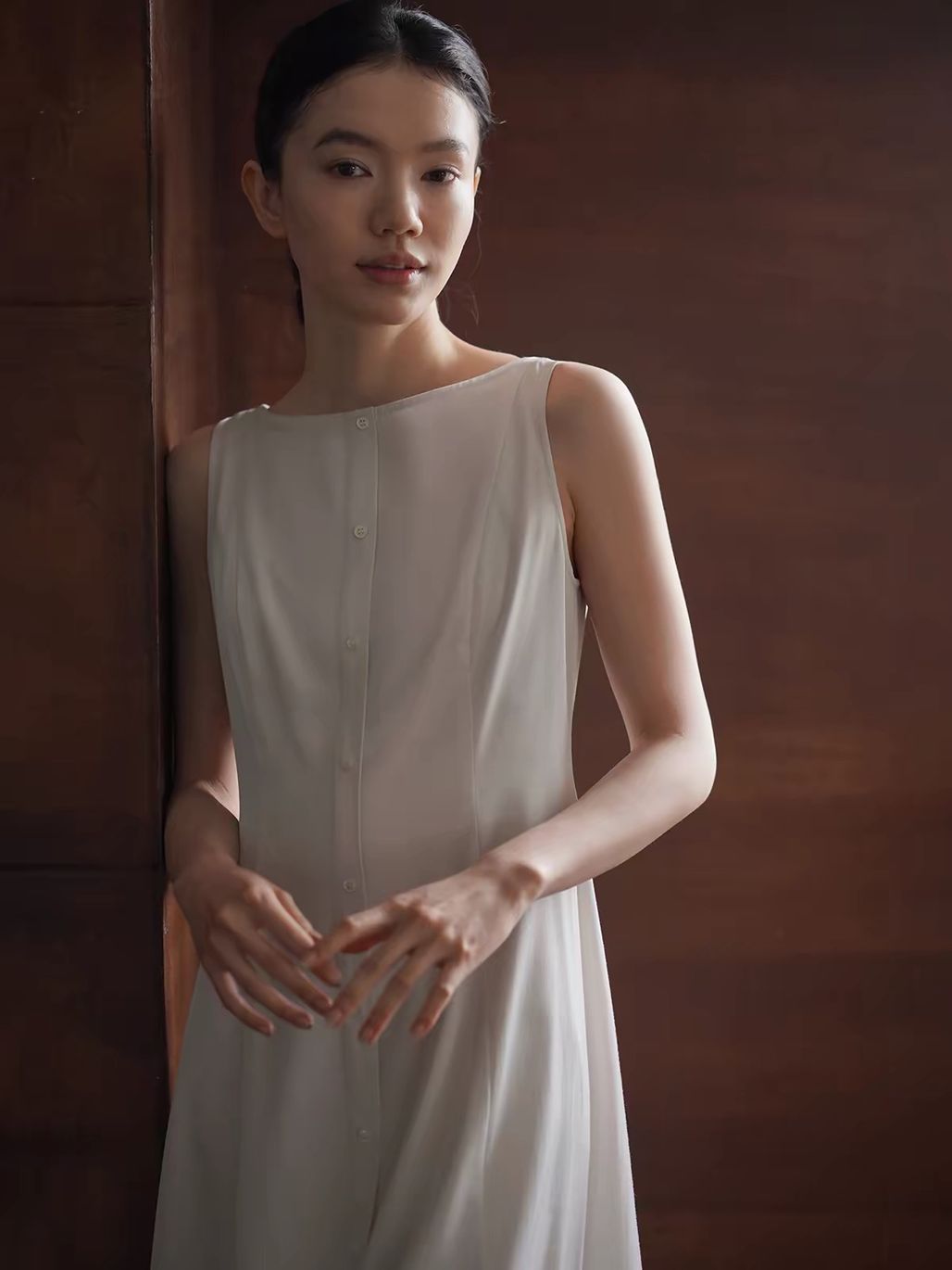 Rafael Bateau Neck Structured Dress