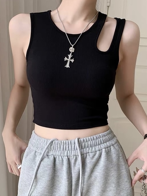 Udelia Asymmetric Padded Top