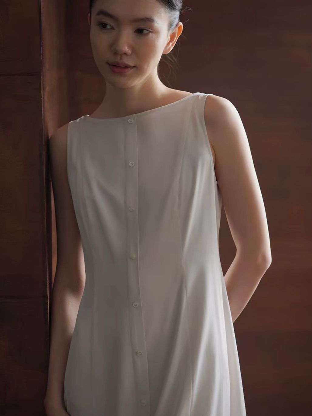 Rafael Bateau Neck Structured Dress