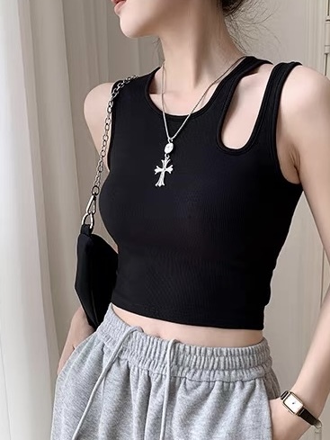 Udelia Asymmetric Padded Top