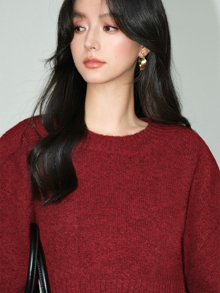 Bimba Cropped Sweater-The Black Bow-