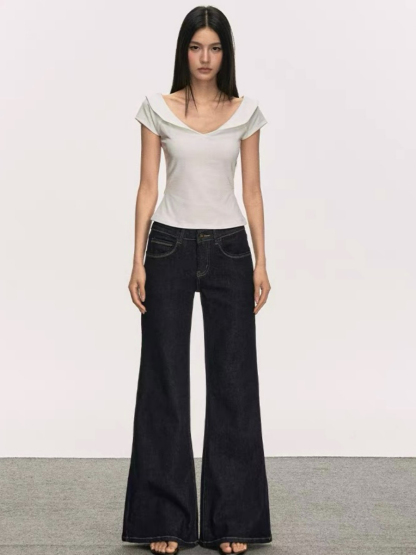 Darby Draped Colalr Top
