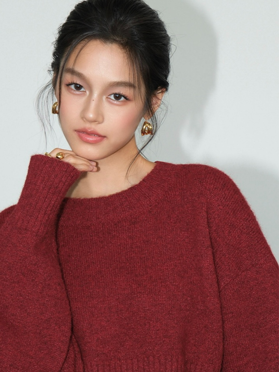 Bimba Cropped Sweater-The Black Bow-