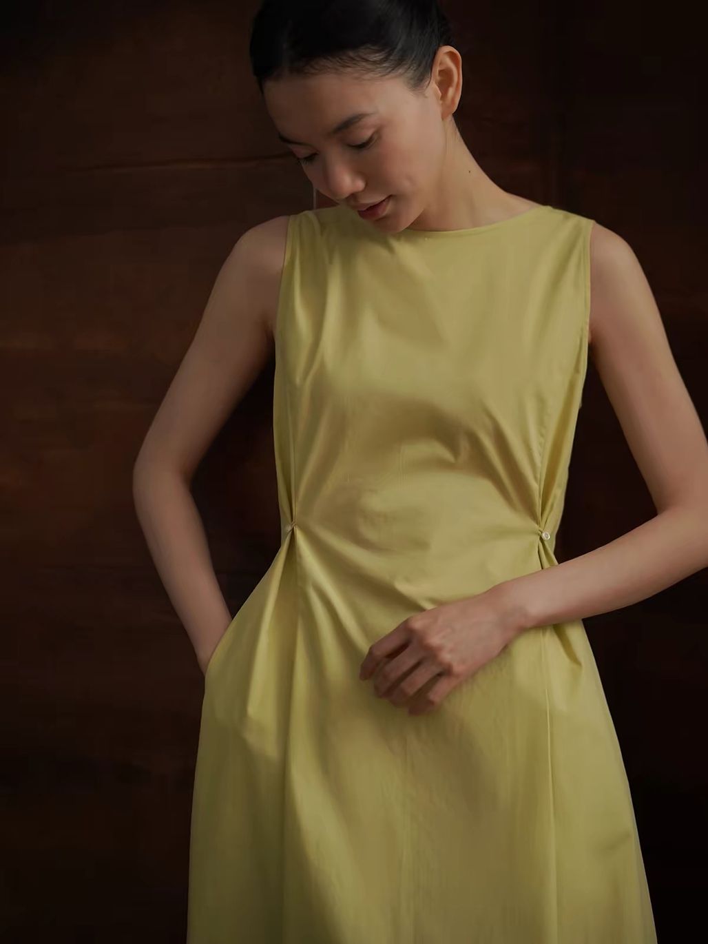 Rabiah Waist Defined Midi Dress