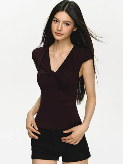 Daksha Front Knot Top