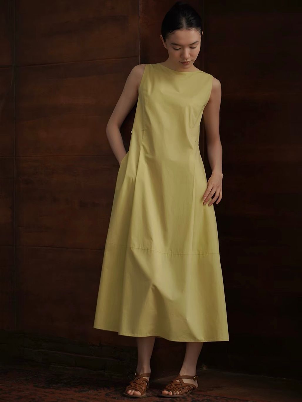 Rabiah Waist Defined Midi Dress