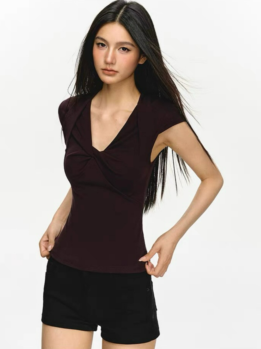 Daksha Front Knot Top