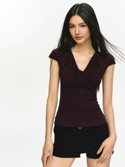 Daksha Front Knot Top