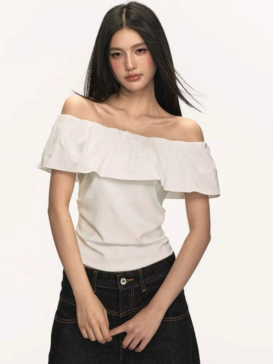 Daphne Off Shoulder Ruffle Top