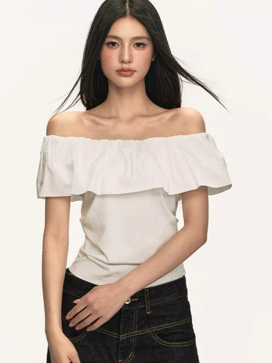 Daphne Off Shoulder Ruffle Top