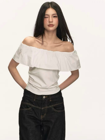Daphne Off Shoulder Ruffle Top