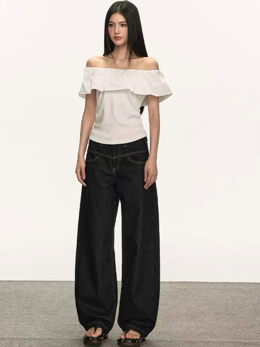 Daphne Off Shoulder Ruffle Top