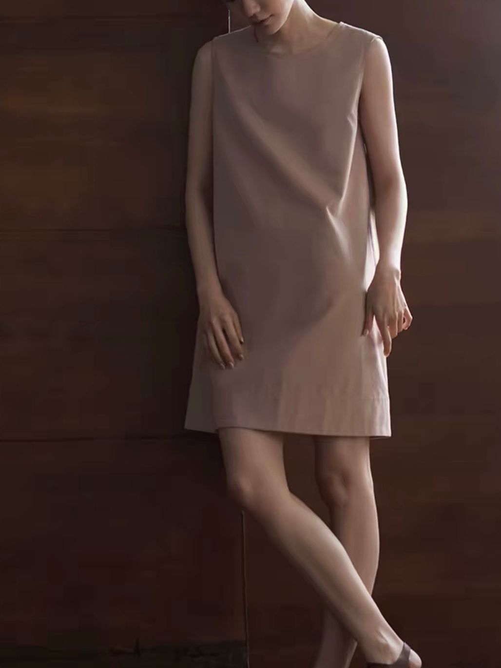 Rosana Side-Button Shift Dress