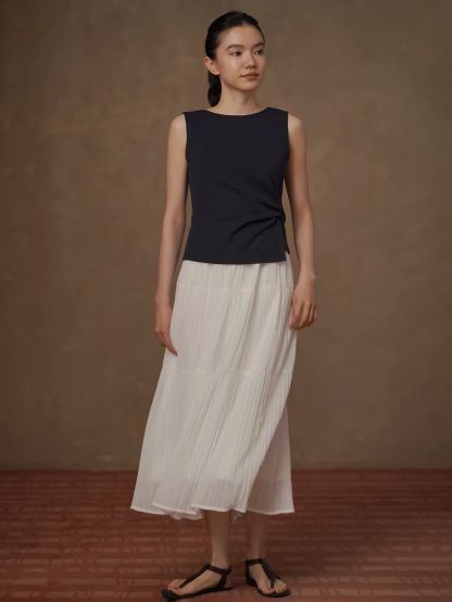 Ryder Side-Twist Sleeveless Top