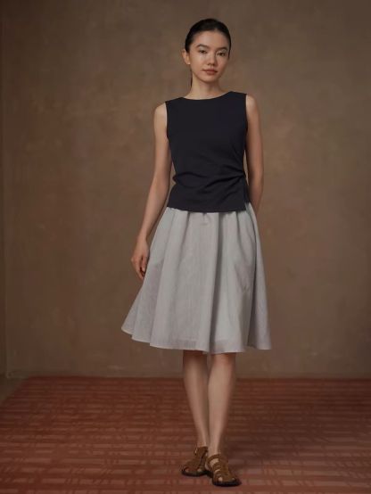 Ryder Side-Twist Sleeveless Top