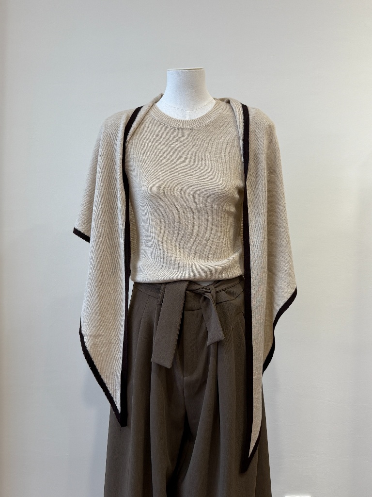Yonaly Top & Shawl Two Pieces Top