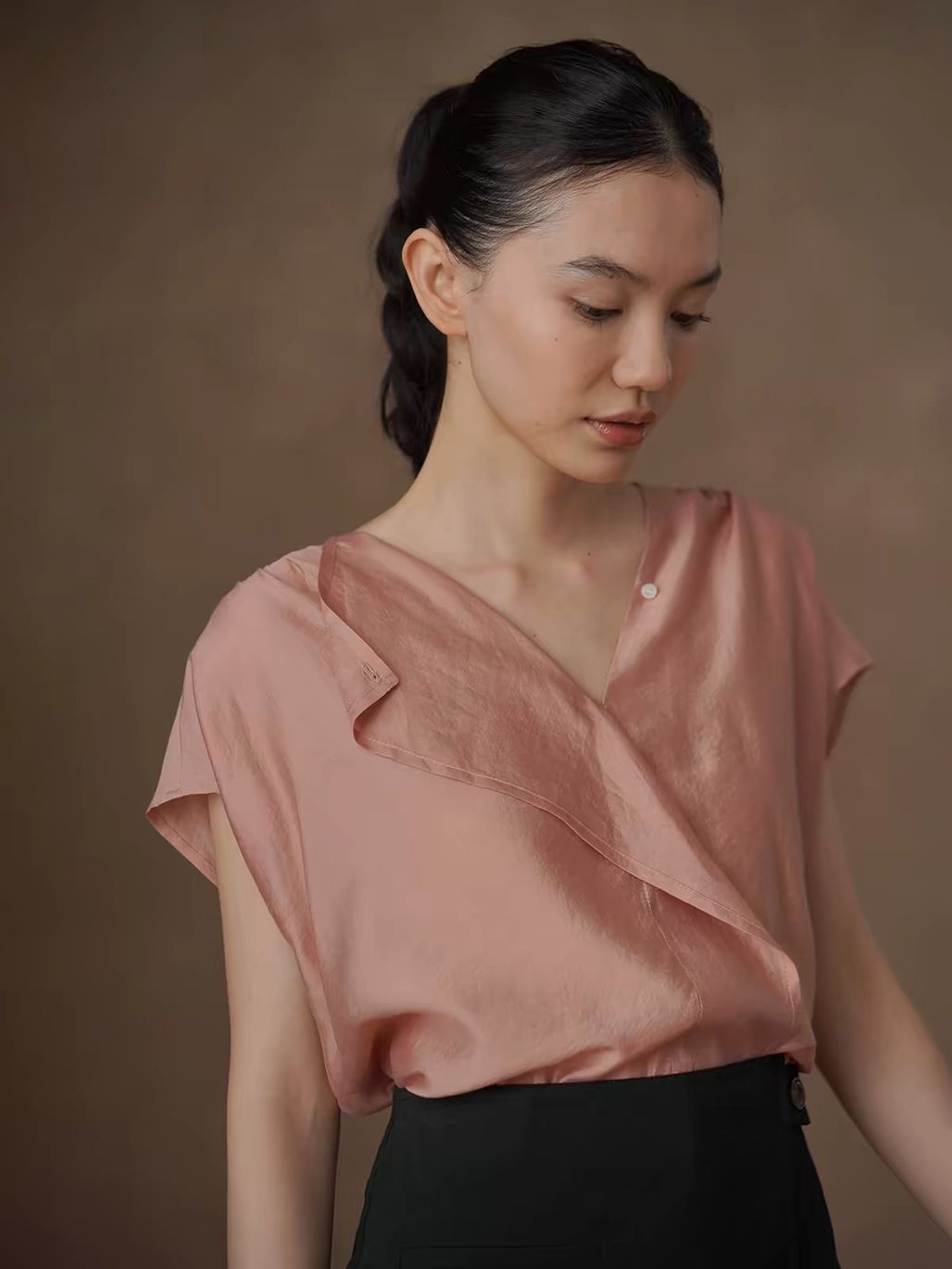 Row Soft Ruffle Blouse