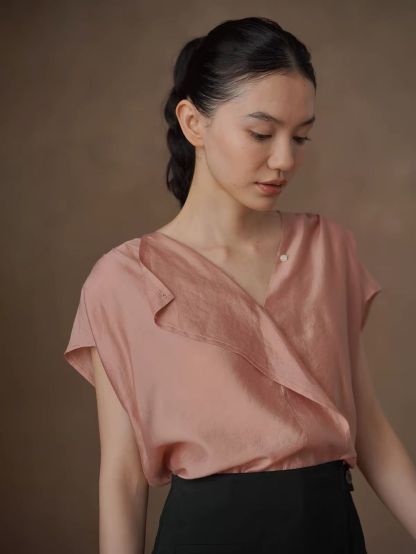 Row Soft Ruffle Blouse