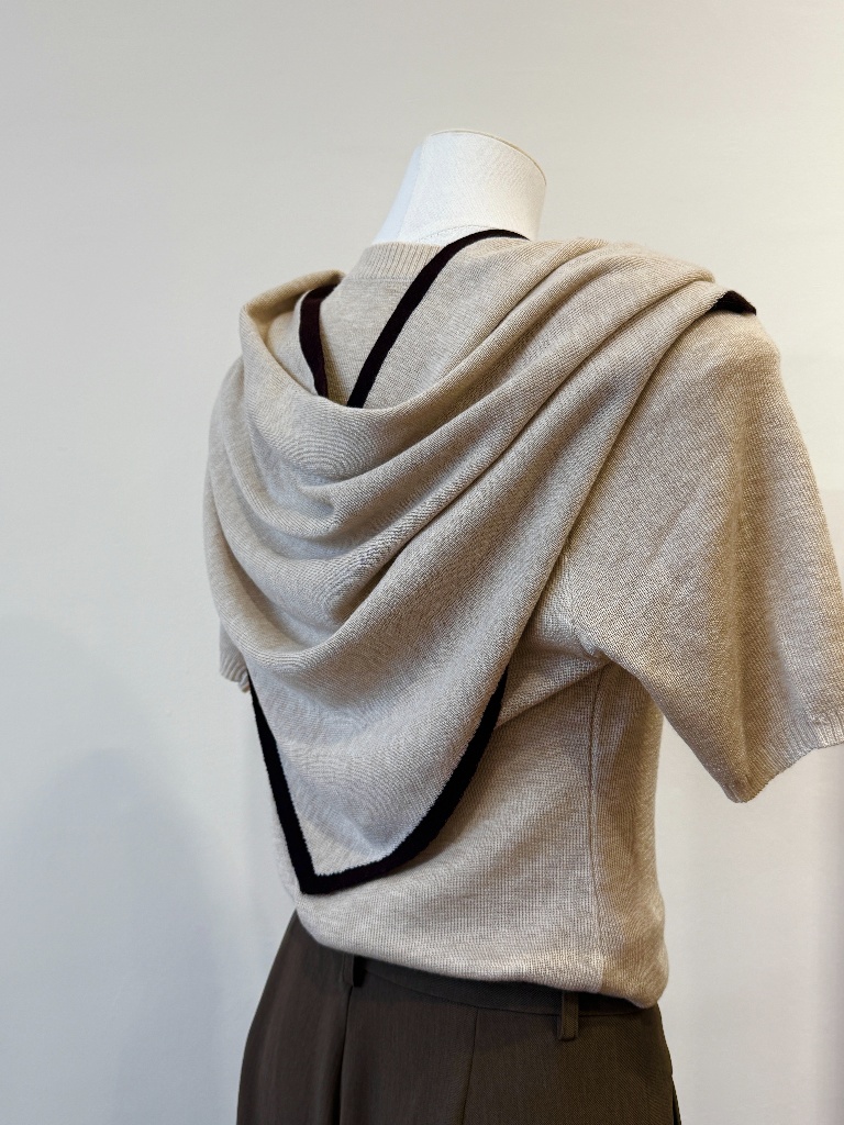 Yonaly Top & Shawl Two Pieces Top