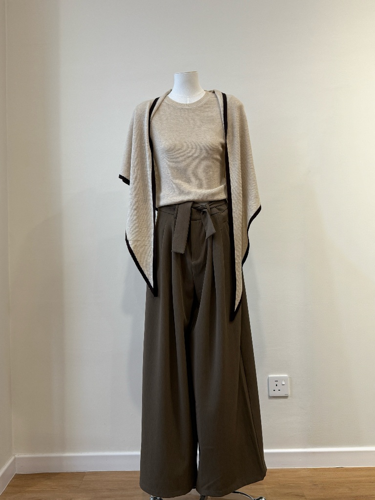 Yonaly Top & Shawl Two Pieces Top