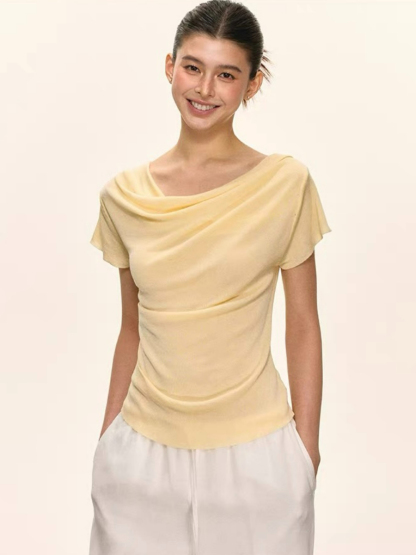 Dawn One Shoulder Knit Top