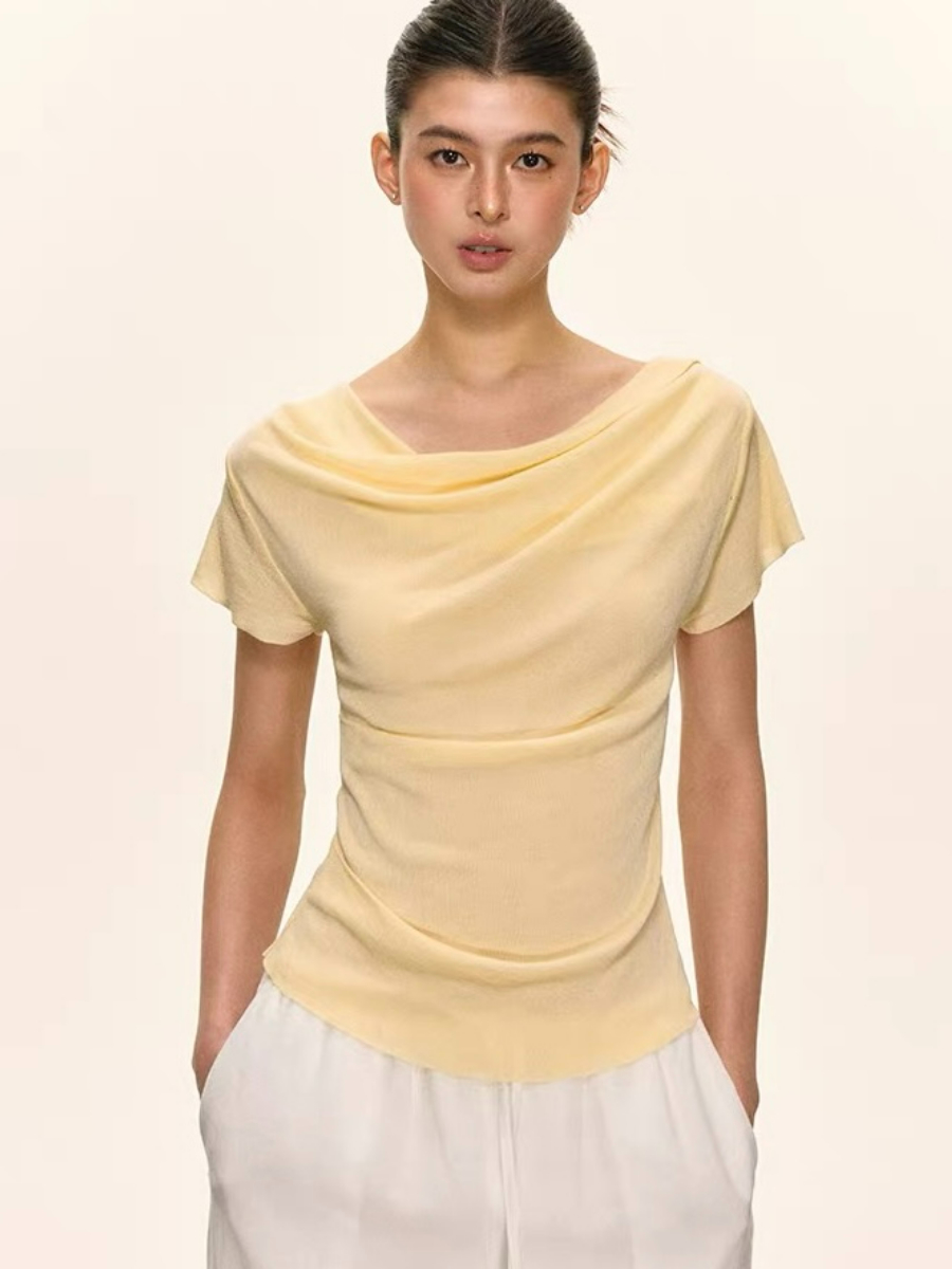 Dawn One Shoulder Knit Top