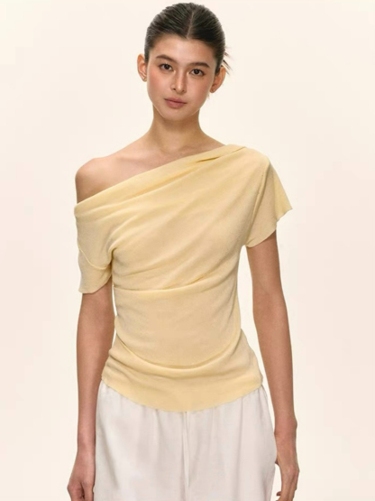 Dawn One Shoulder Knit Top